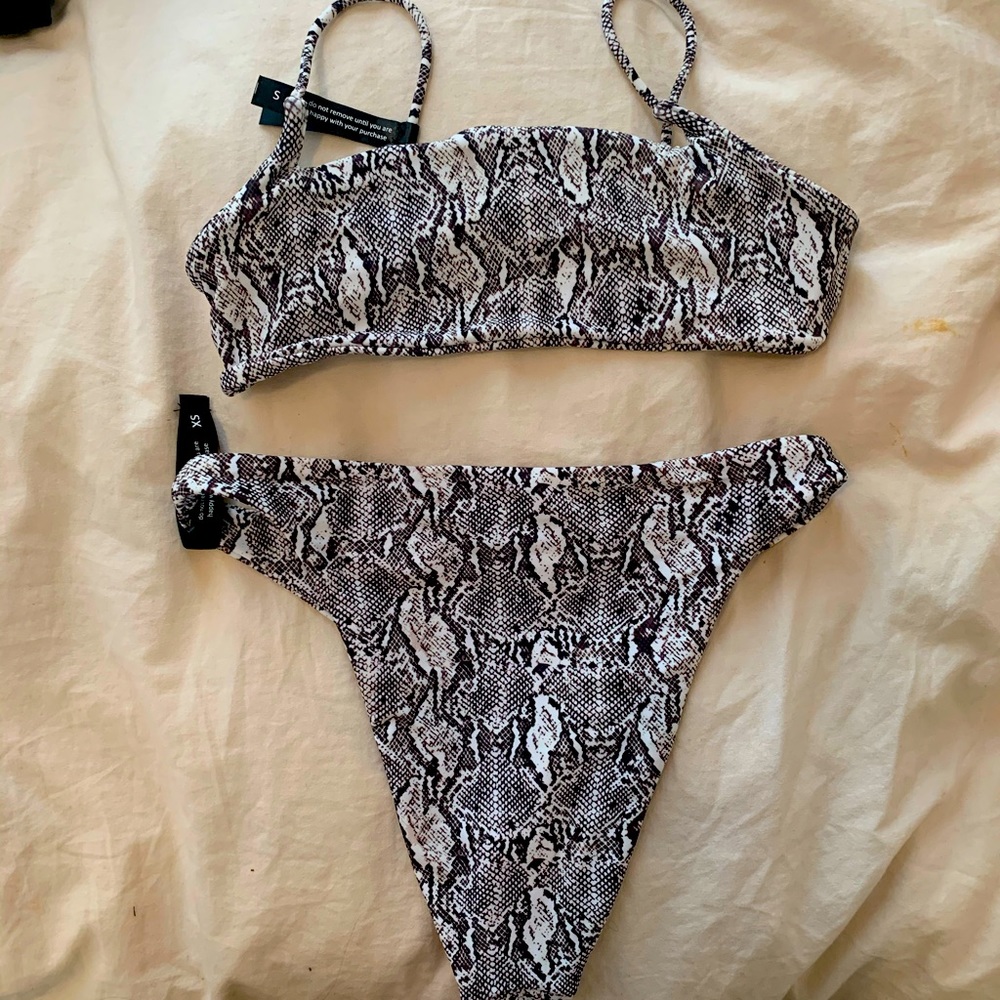 NWT: Ark Swimwear snake bikini set